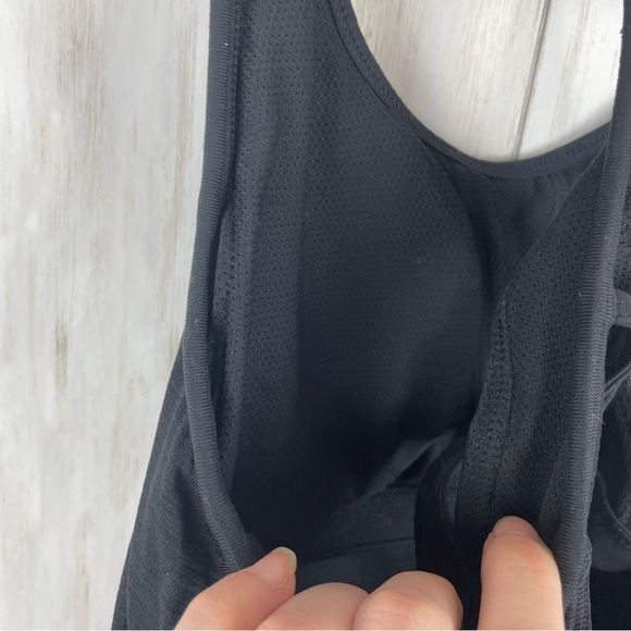 Athleta black reach restore open back strappy tank Small - Picture 7 of 8